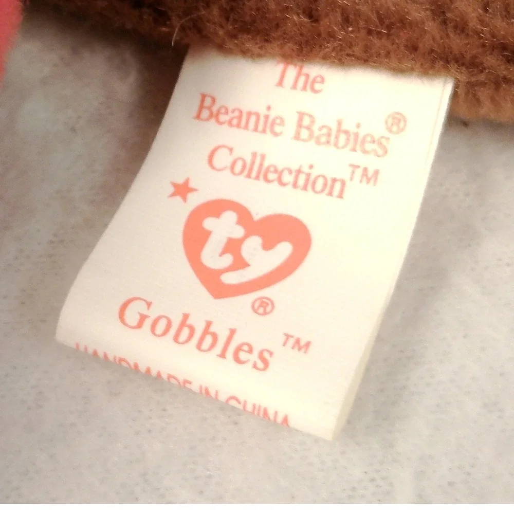 Vintage‎ Ty Beanie Baby Gobbles The Turkey Original